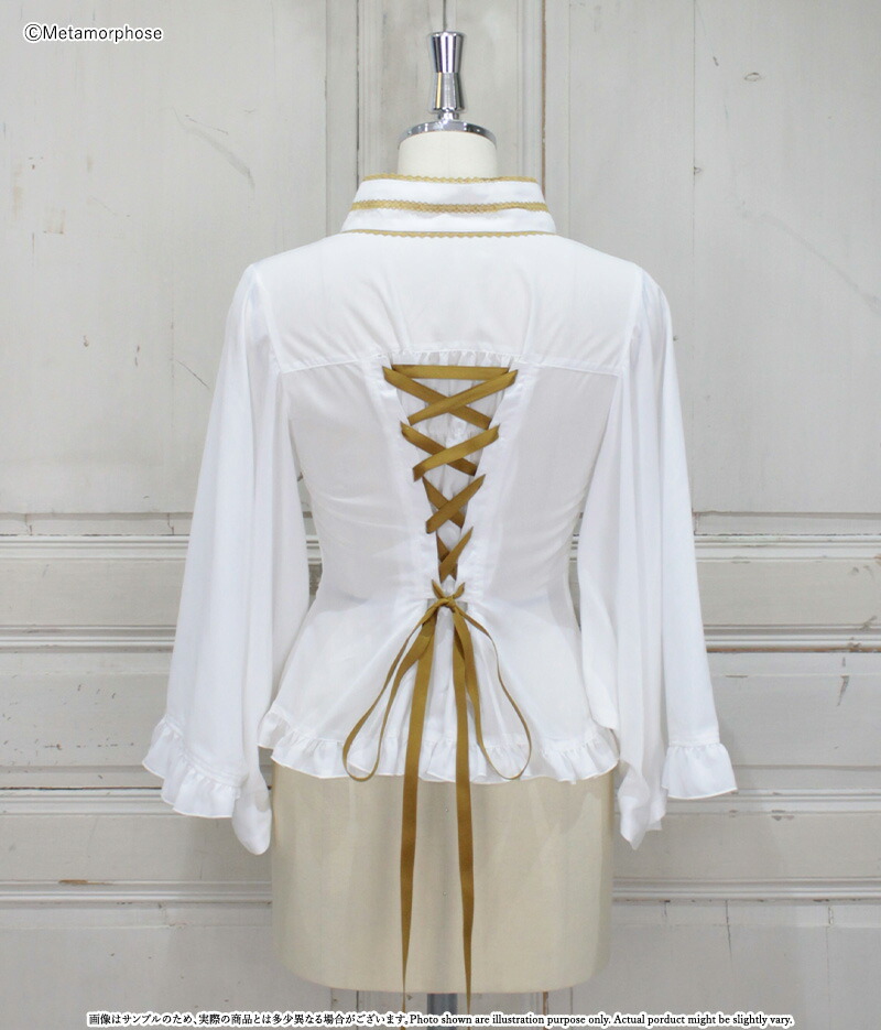 楽天市場】メタモルフォーゼ 刺しゅう入り着物合わせ風ブラウス【2