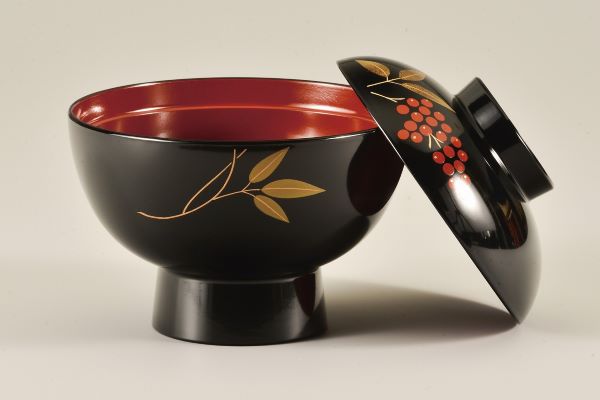 楽天市場】お好み椀 雑煮椀 煮物椀 会津漆器 木粉 お椀 おわん 蓋付き