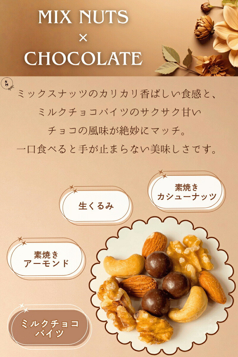 楽天市場】ミックスナッツ やすらぎショコラナッツ ナッツ ミルク