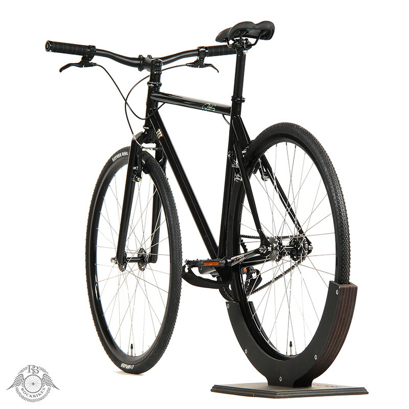 楽天市場】クロモリ ピスト バイク ROCKBIKES Rizer Glossy Black