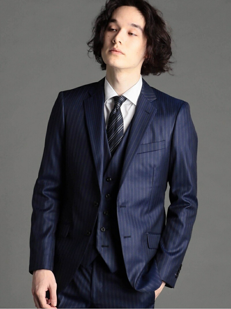 楽天市場】【SALE／50%OFF】カレンダーストライプ スーツ MONSIEUR