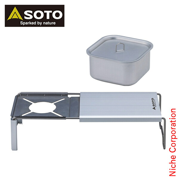 楽天市場】SOTO(ソト) ミニマルワークトップ &クッカー角セット