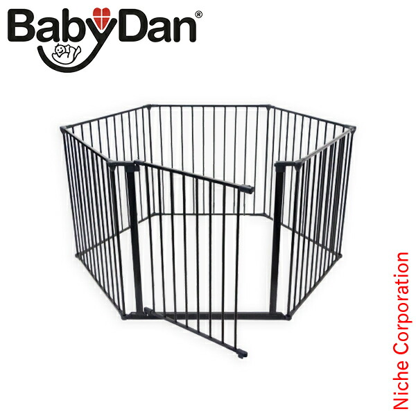 楽天市場】ベビーダン ハースゲート XXL サークルセット ブラック 黒