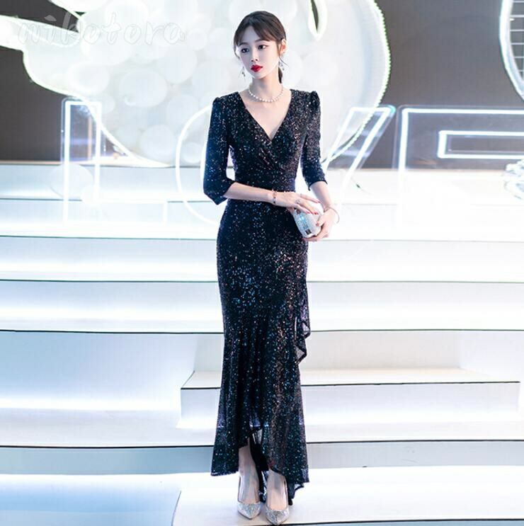 楽天市場】スパンコール キラキラドレス ナイトドレス パーティー