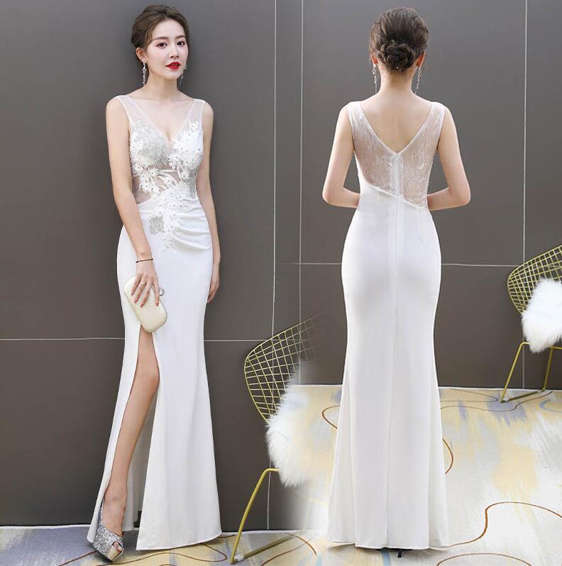 楽天市場】ウェディングドレス マーメイドライン ファスナー タイト