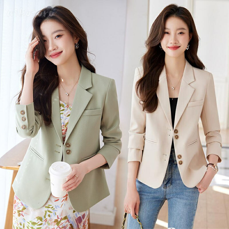 楽天市場】全4色 テーラードジャケット レディース 長袖 スーツ