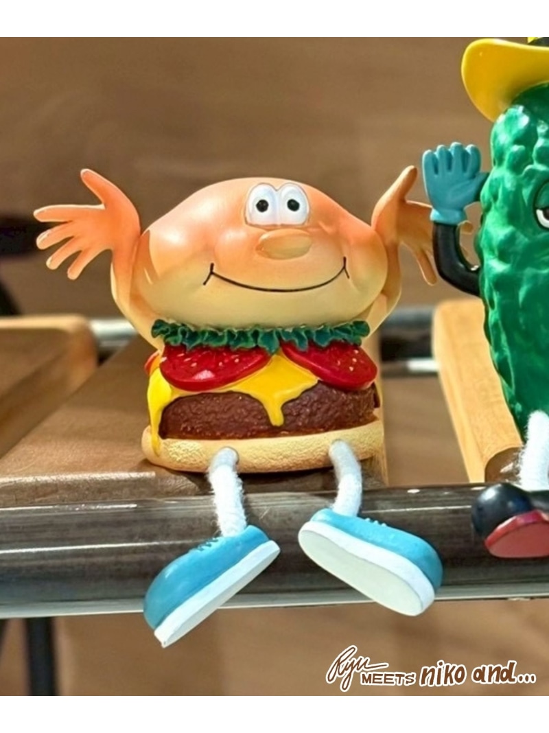 niko and ryuambe ハンバーガー フィギュア ミラー 【公式通販】
