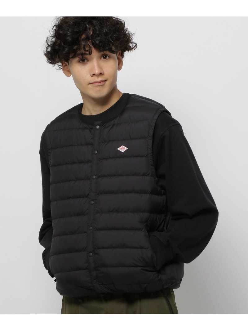 楽天市場】【DANTON(ダントン)】インナーダウンクルーネックベスト