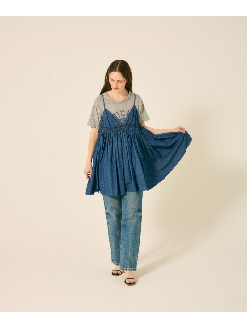 楽天市場】[INDIA IS BEAUTIFUL]インディゴ刺繍キャミソール niko and