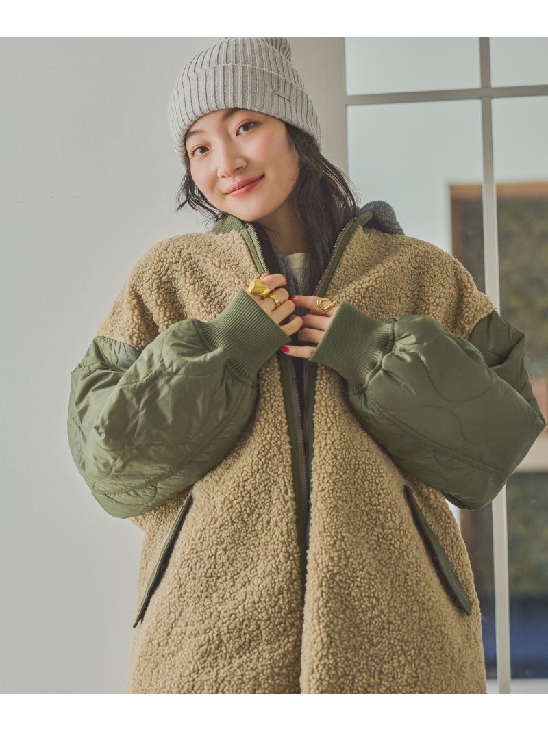 楽天市場】リバーシブルロングMA-1 niko and  ニコアンド