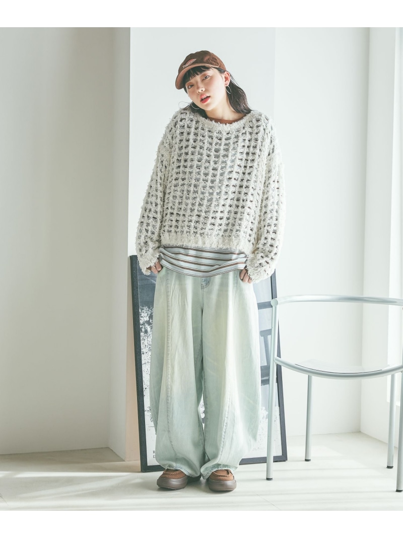 楽天市場】[NKJ 2026SS] 3Dドロップデニムパンツ niko and