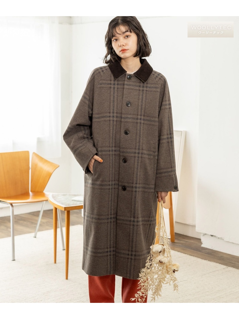 楽天市場】【SALE／40%OFF】ウーリーテックステンロングコート niko