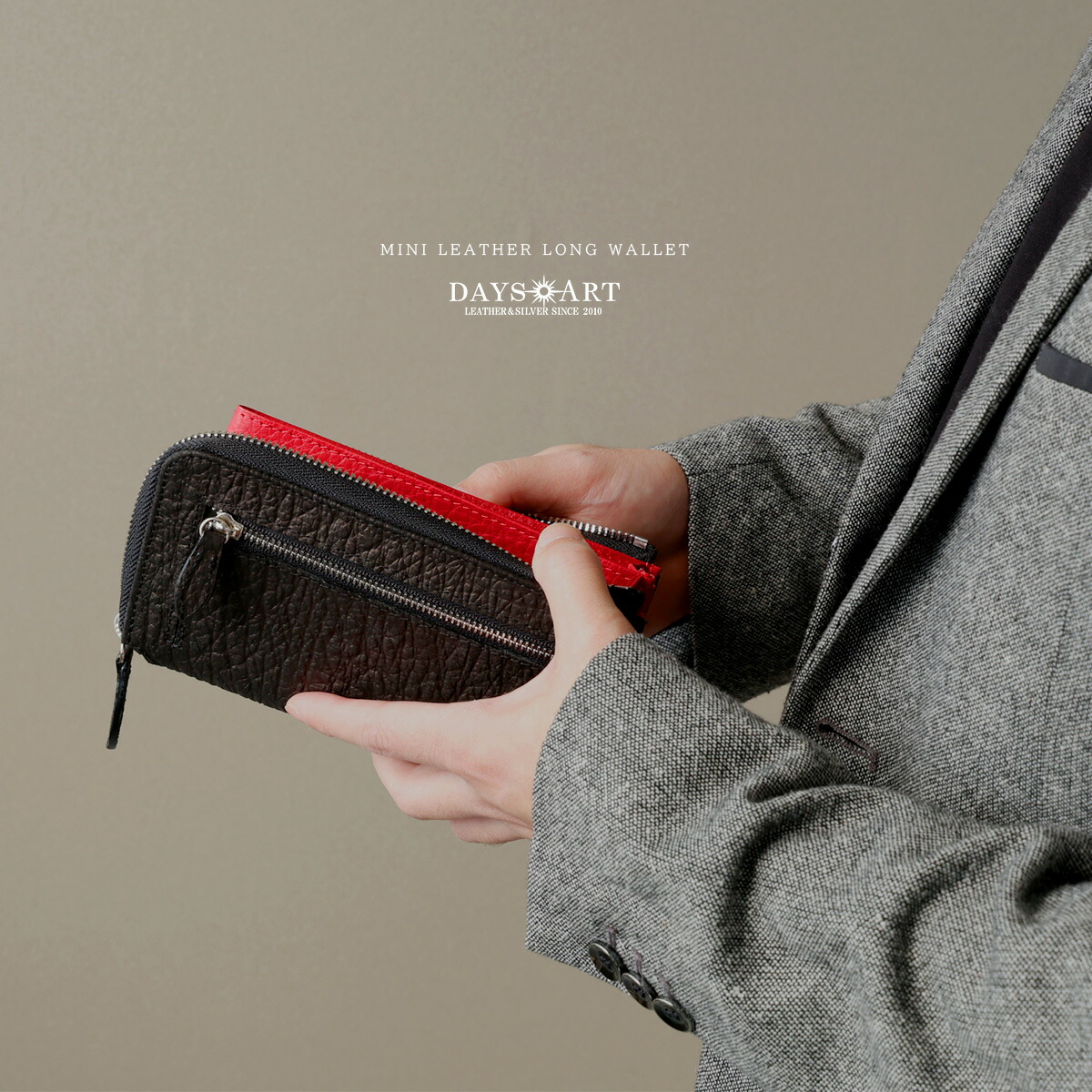 楽天市場】本革 長財布 バッファローレザー ラウンドファスナー長財布