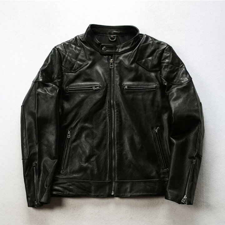 楽天市場】牛革 ジャン 羊革 革ジャン メンズ 皮ジャン 大きいサイズ