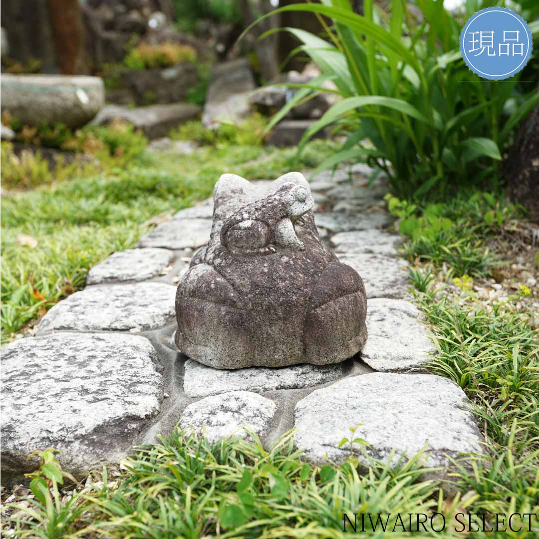 楽天市場】【国産 蛙】カエル 親子 蛭川御影石 花崗岩 岐阜県産 自然石
