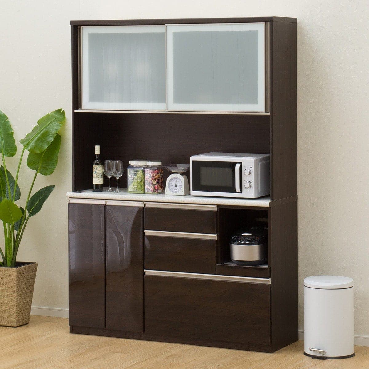 楽天市場】[幅140cm] キッチンボード (アルミナ2 140KB) ニトリ 【配送