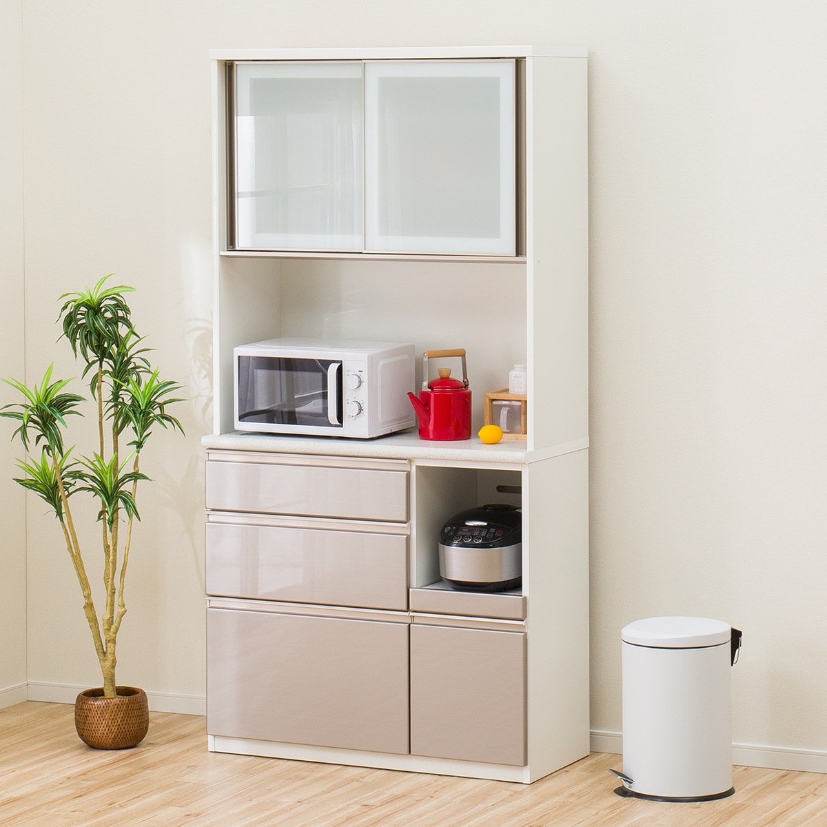 楽天市場】キッチンボード(アルミナ2 100KB) ニトリ 【配送員設置商品