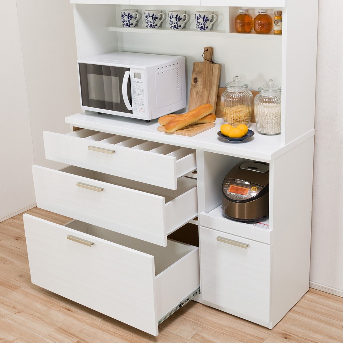 楽天市場】[幅120cm] キッチンボード (ソレル 120KB WH) ニトリ 【配送