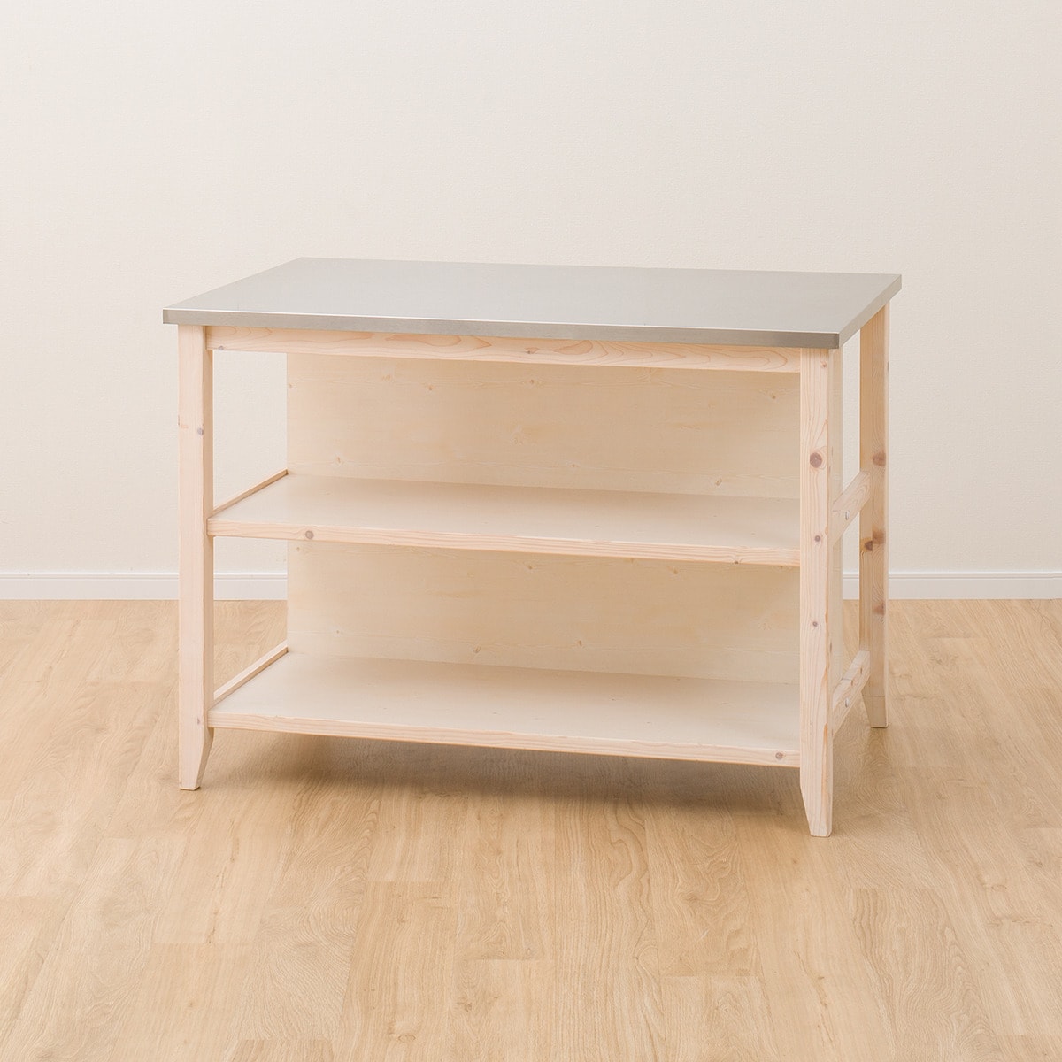 楽天市場】[幅120cm] ワークテーブル (シナモ12078WH ステン) ニトリ