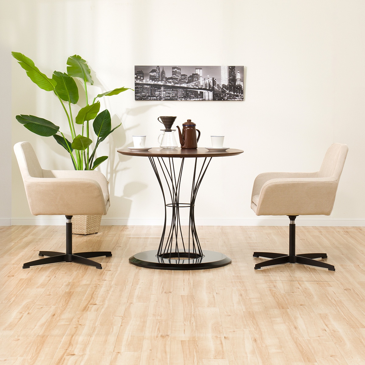 カフェ風インテリア✨ニトリ ダイニングテーブル コルーナ