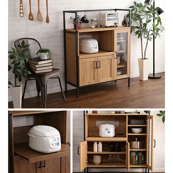 楽天市場】ヴィンテージテイストのレンジボード ニトリ メーカー直送