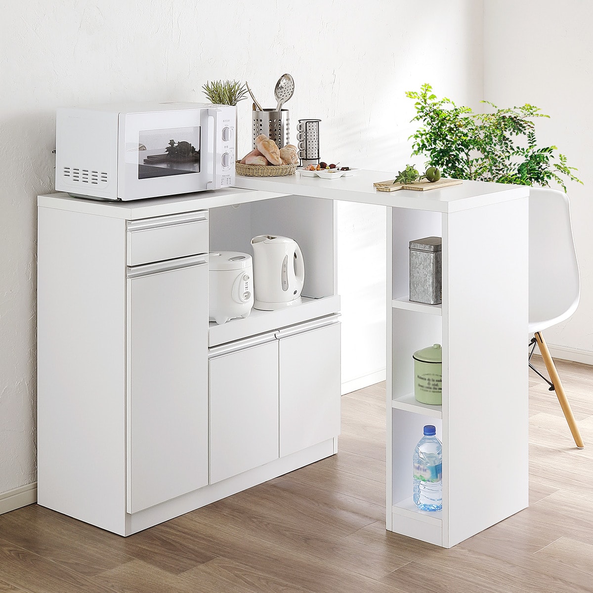 楽天市場】幅調節可能な伸長式カウンター (幅110〜181cm WH) ニトリ