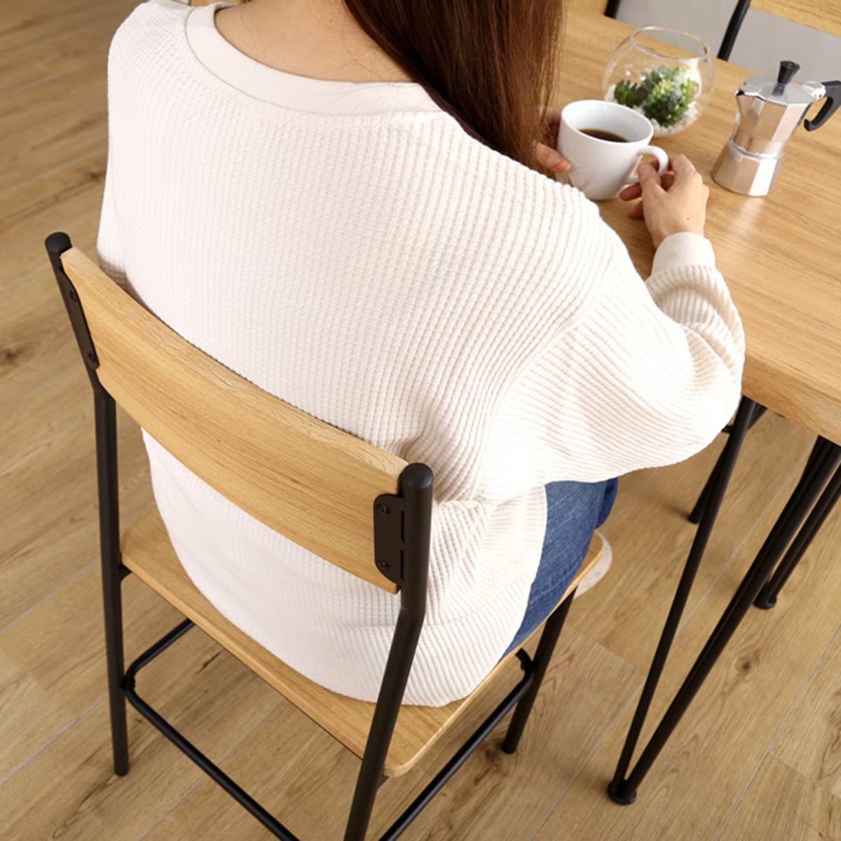 楽天市場】ヴィンテージテイストのシンプルダイニング5点セット ニトリ