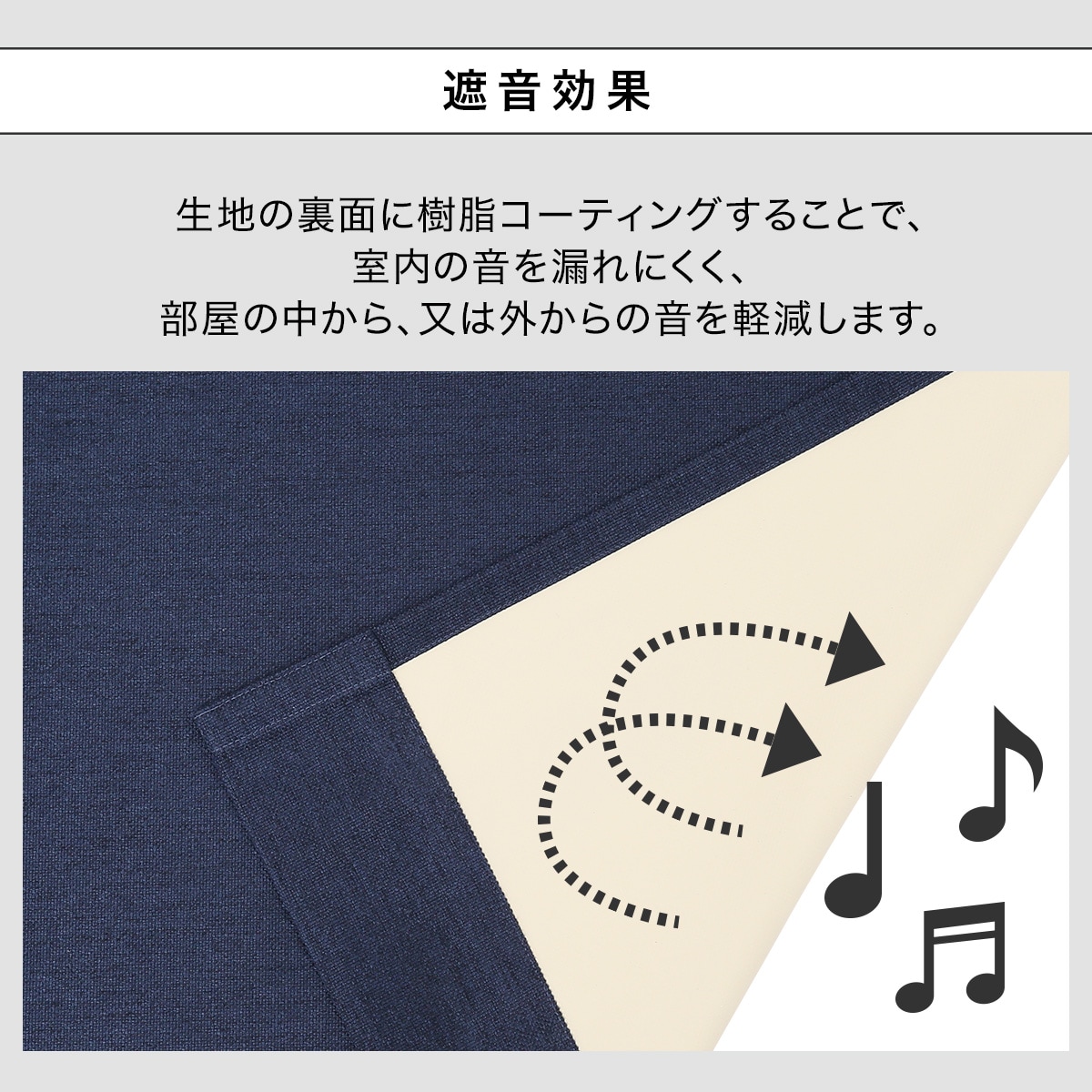 楽天市場】遮光1級・遮熱・遮音・156サイズカーテン ネイビー（NV