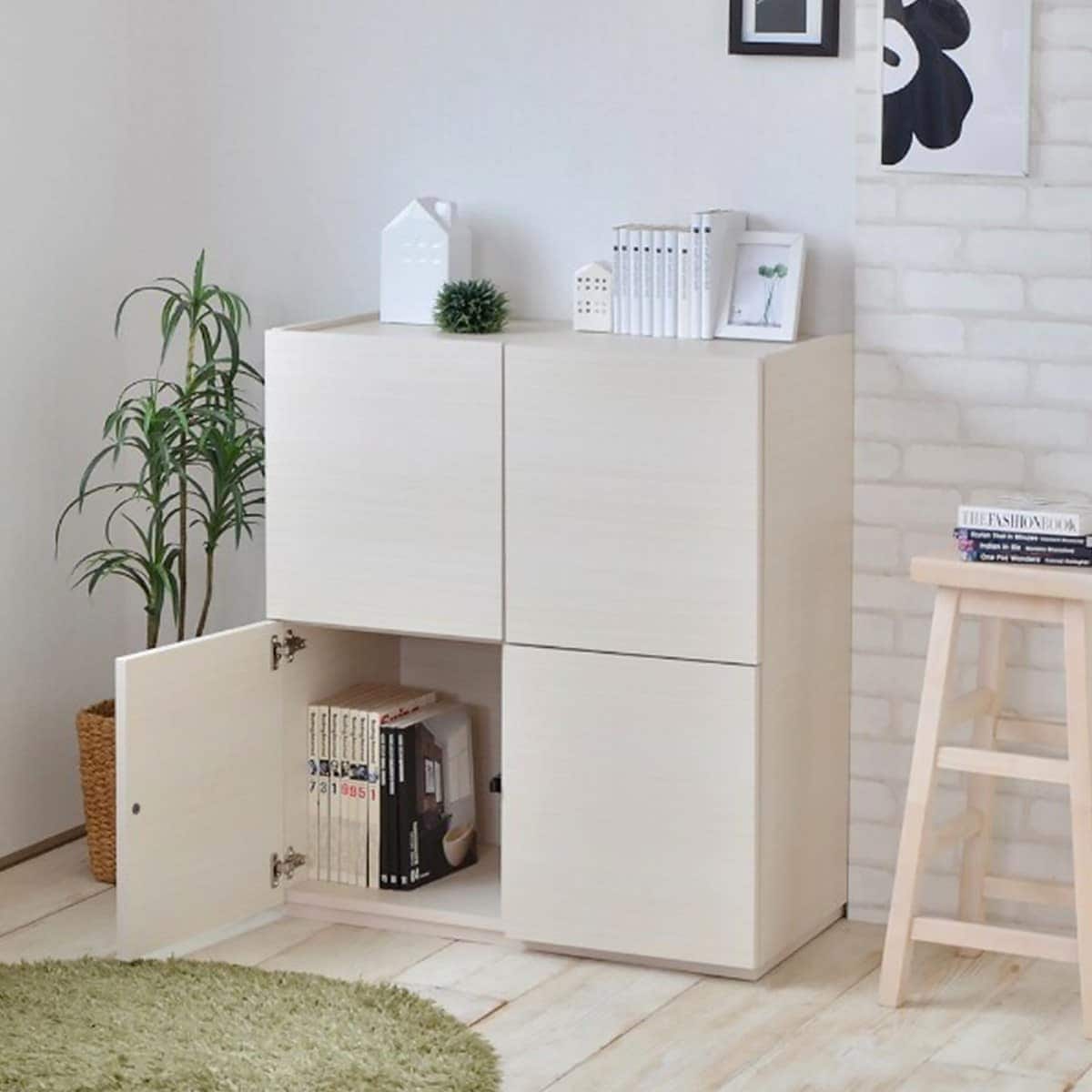 楽天市場】4枚・6枚ドア キャビネット ニトリ メーカー直送・送料無料