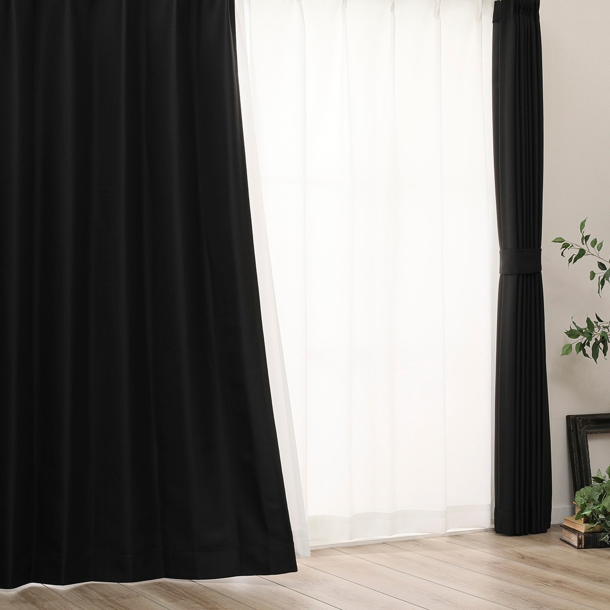 楽天市場】遮光・遮熱カーテン＆遮熱・ミラーレース4枚セット（エコ