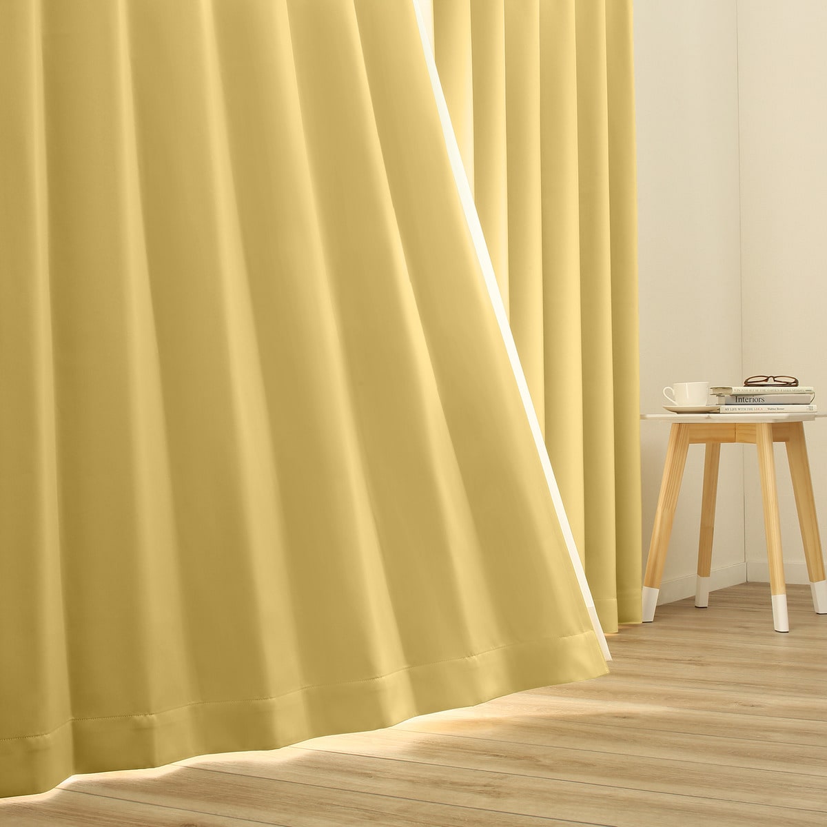 楽天市場】遮光1級・遮熱・防炎・156サイズ・44色カーテン イエロー