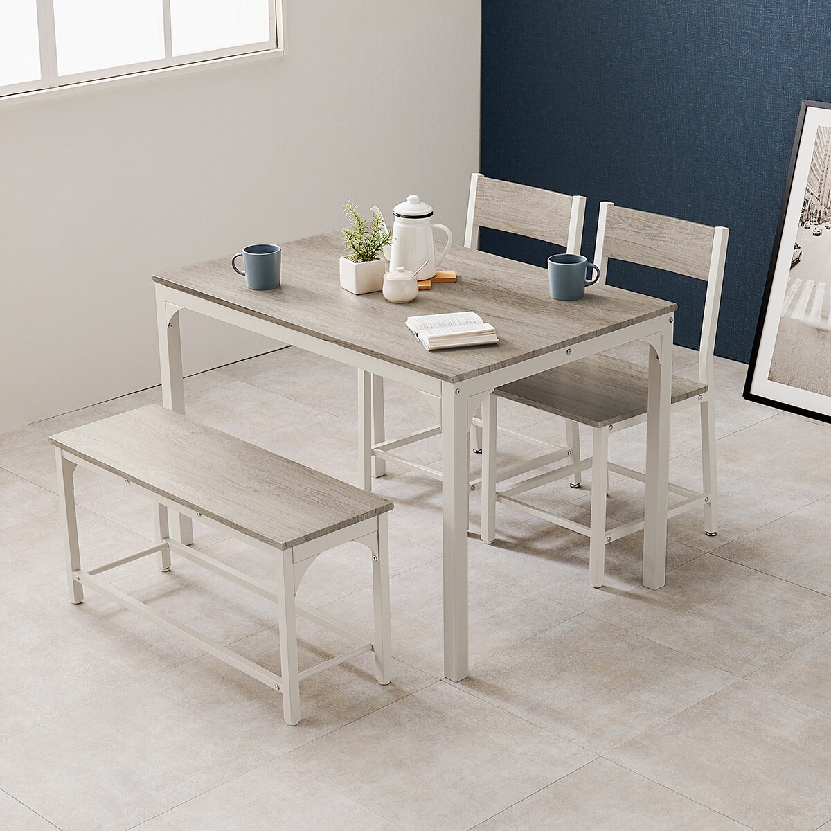 楽天市場】シンプルな木目調ダイニング4点セット ニトリ メーカー直送