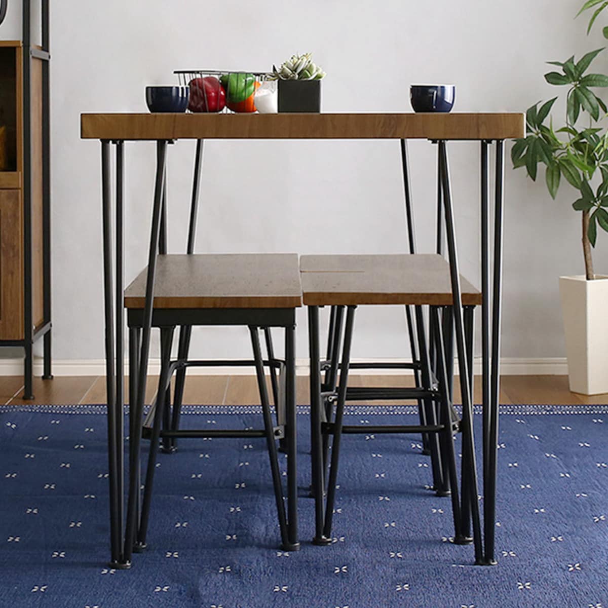 楽天市場】ヴィンテージ ダイニングテーブル4点セット （WAL） ニトリ