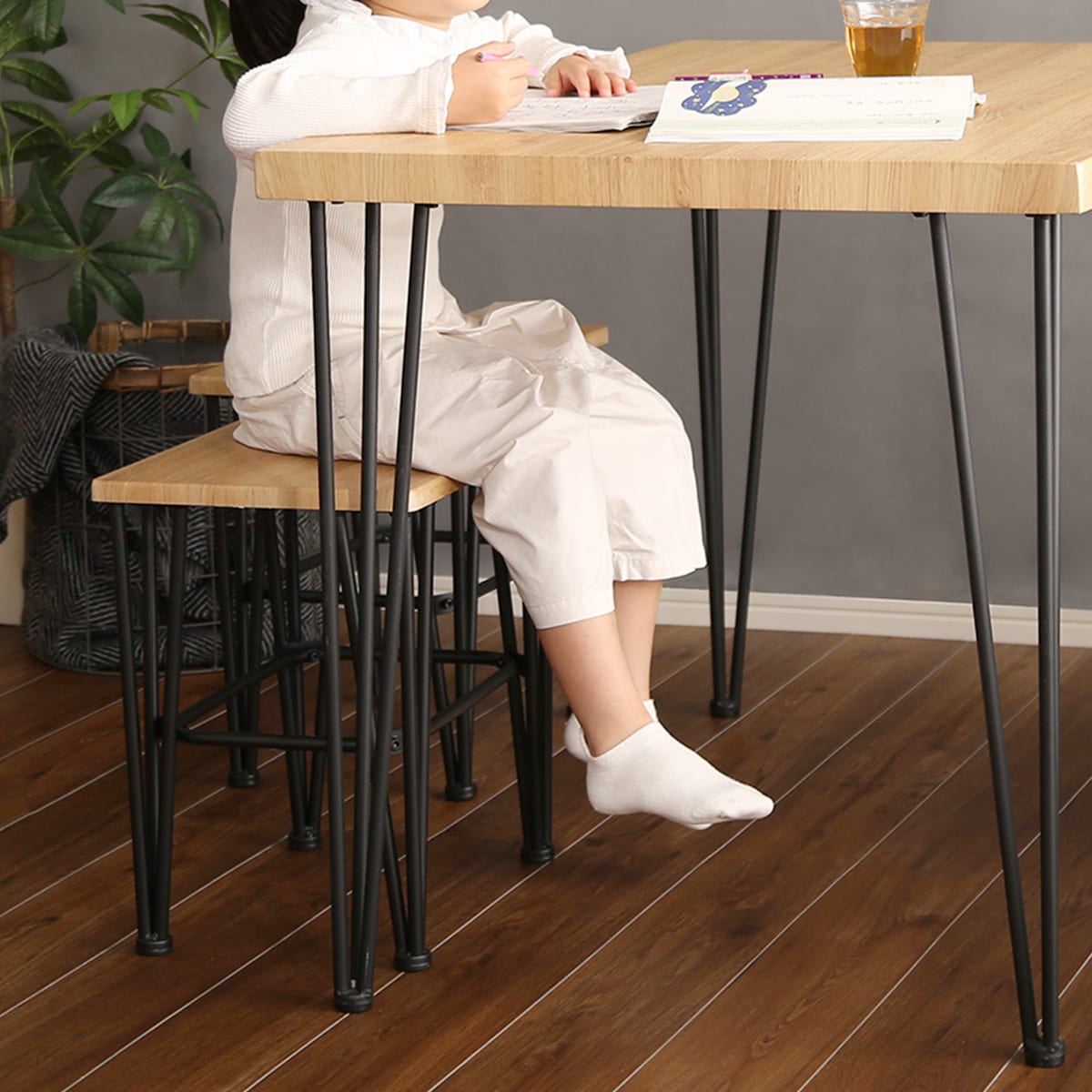 楽天市場】ヴィンテージ ダイニングテーブル4点セット （SBO） ニトリ