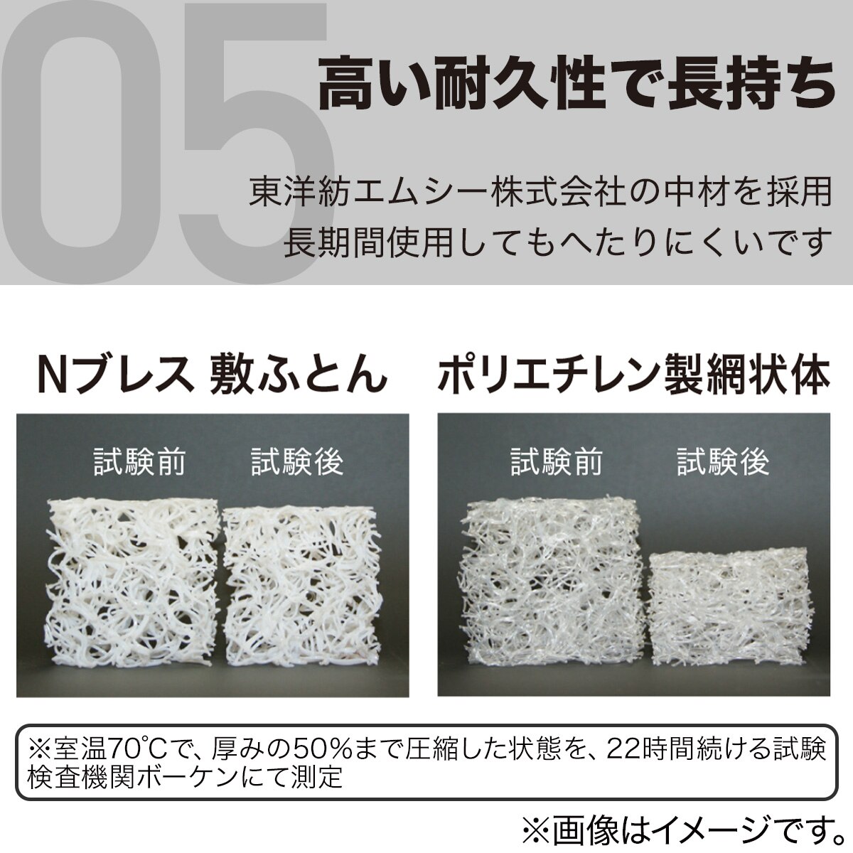 楽天市場】通気性の良い敷布団 (Nブレス プラスエア) マットレス