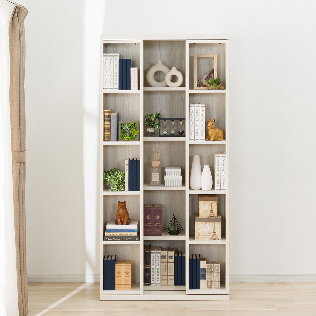 楽天市場】Wスライド本棚(L BS004) ニトリ 【配送員設置商品】 : ニトリ