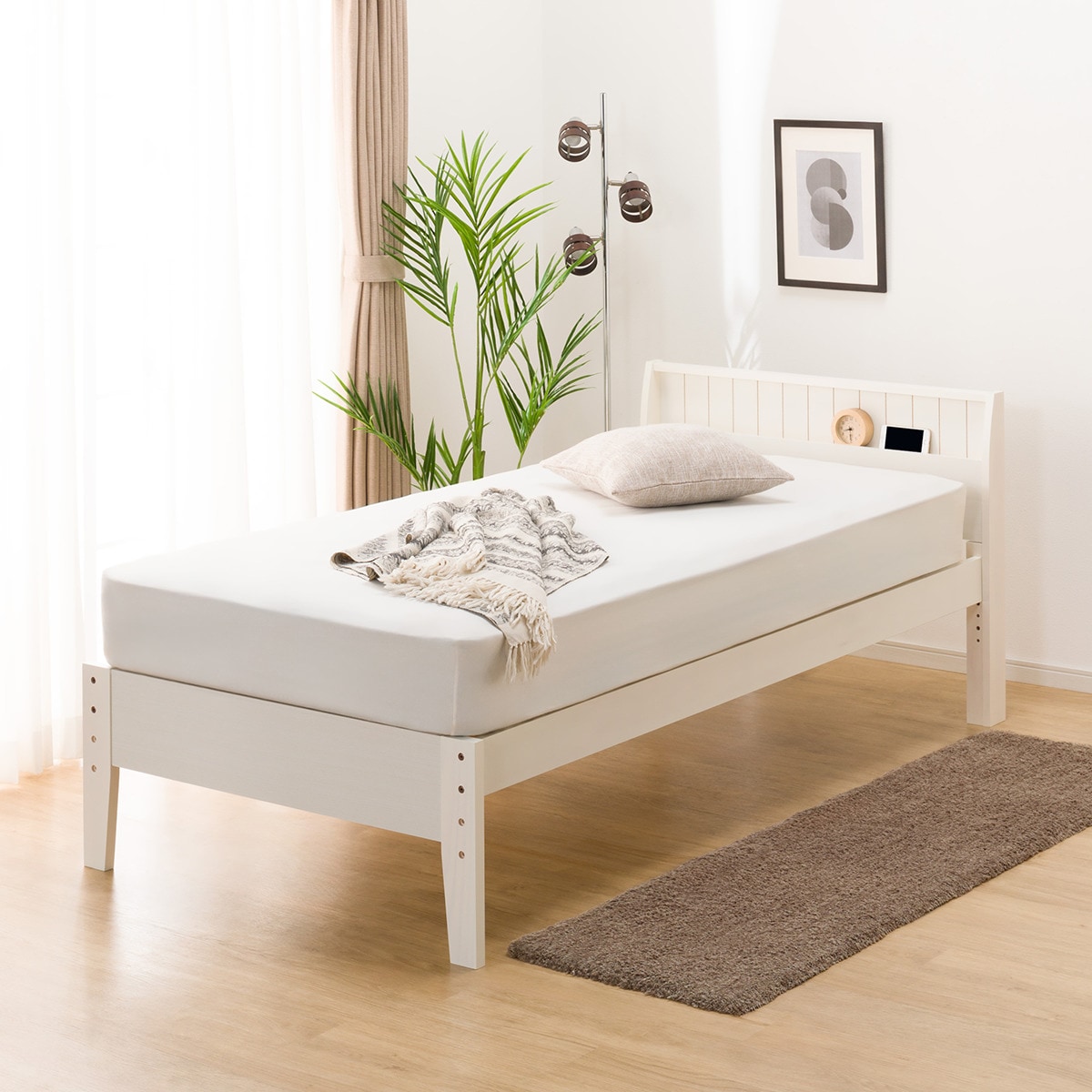 楽天市場】すのこベッドフレーム(SP401 スピース3 SL) ニトリ 【配送員