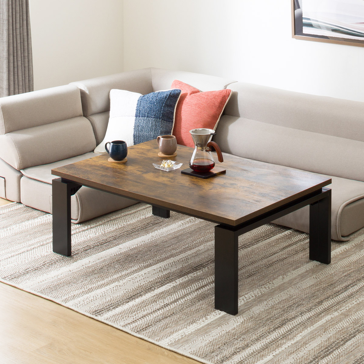 楽天市場】リビングこたつ(フロットR)【玄関先迄納品】 ニトリ : ニトリ