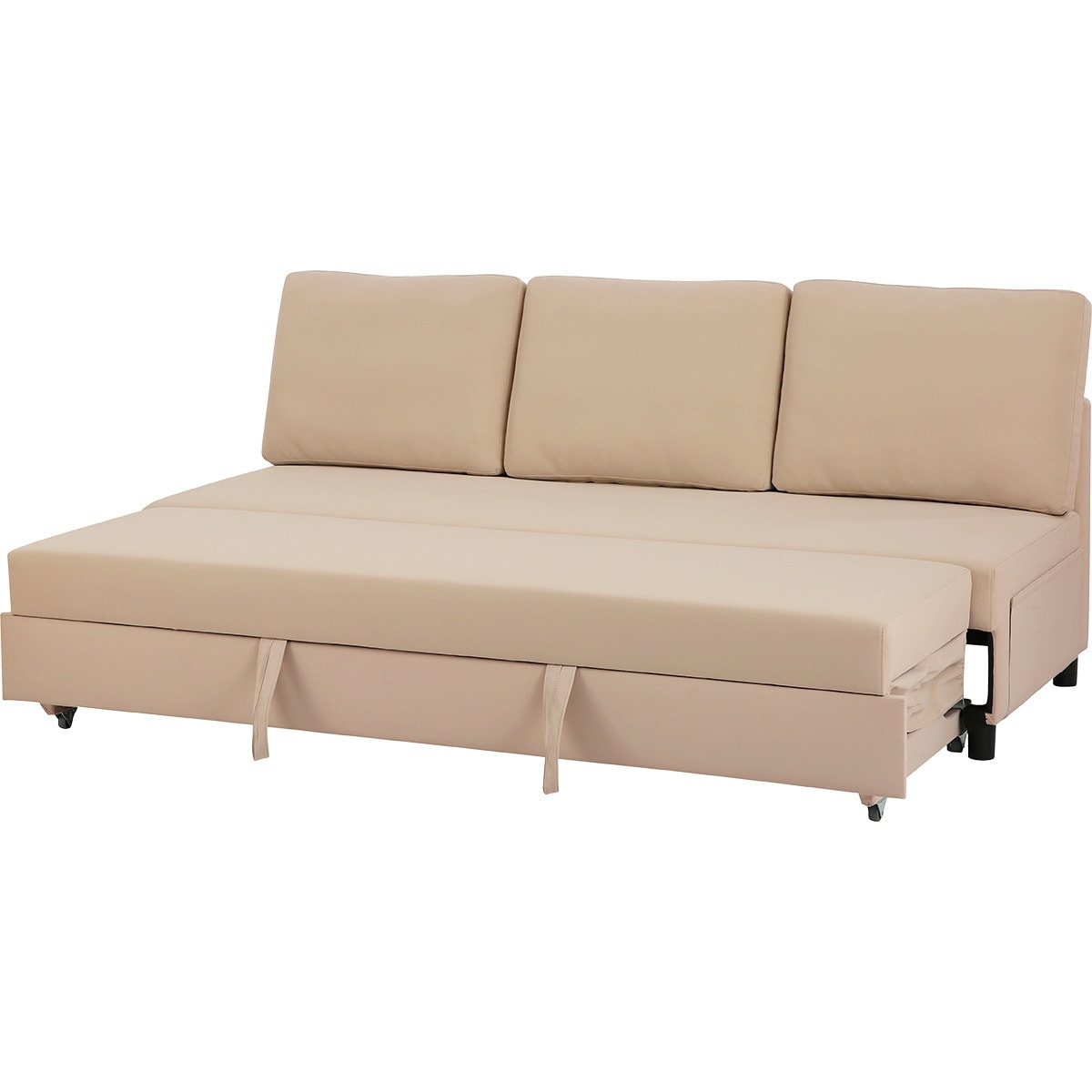 楽天市場】傷・汚れに強い合成皮革 3人掛けソファベッド(ノアーク3 N