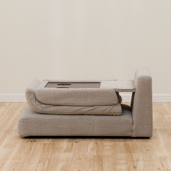 楽天市場】肘無し 1人掛け 圧迫感なく座り心地が良いローソファ (N