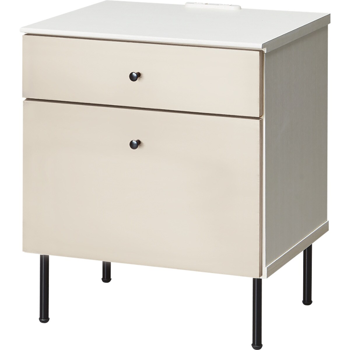 楽天市場】幅43cm サイドテーブル (モリーナ 2段) サイドテーブル