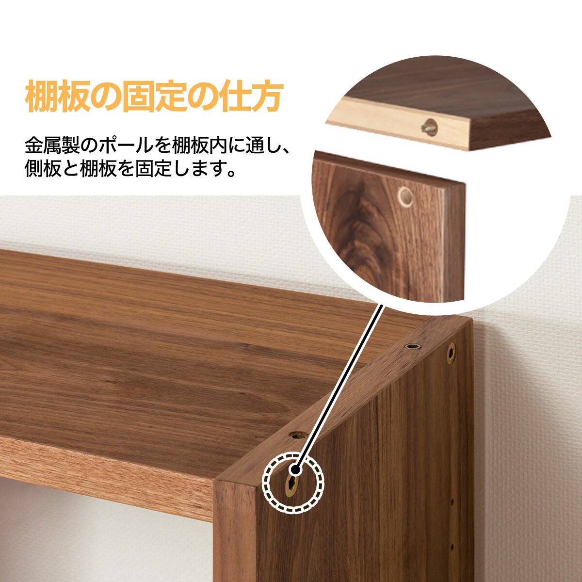 楽天市場】[幅41cm] 壁面ユニット 追加セット (シェルフ コネクト 5