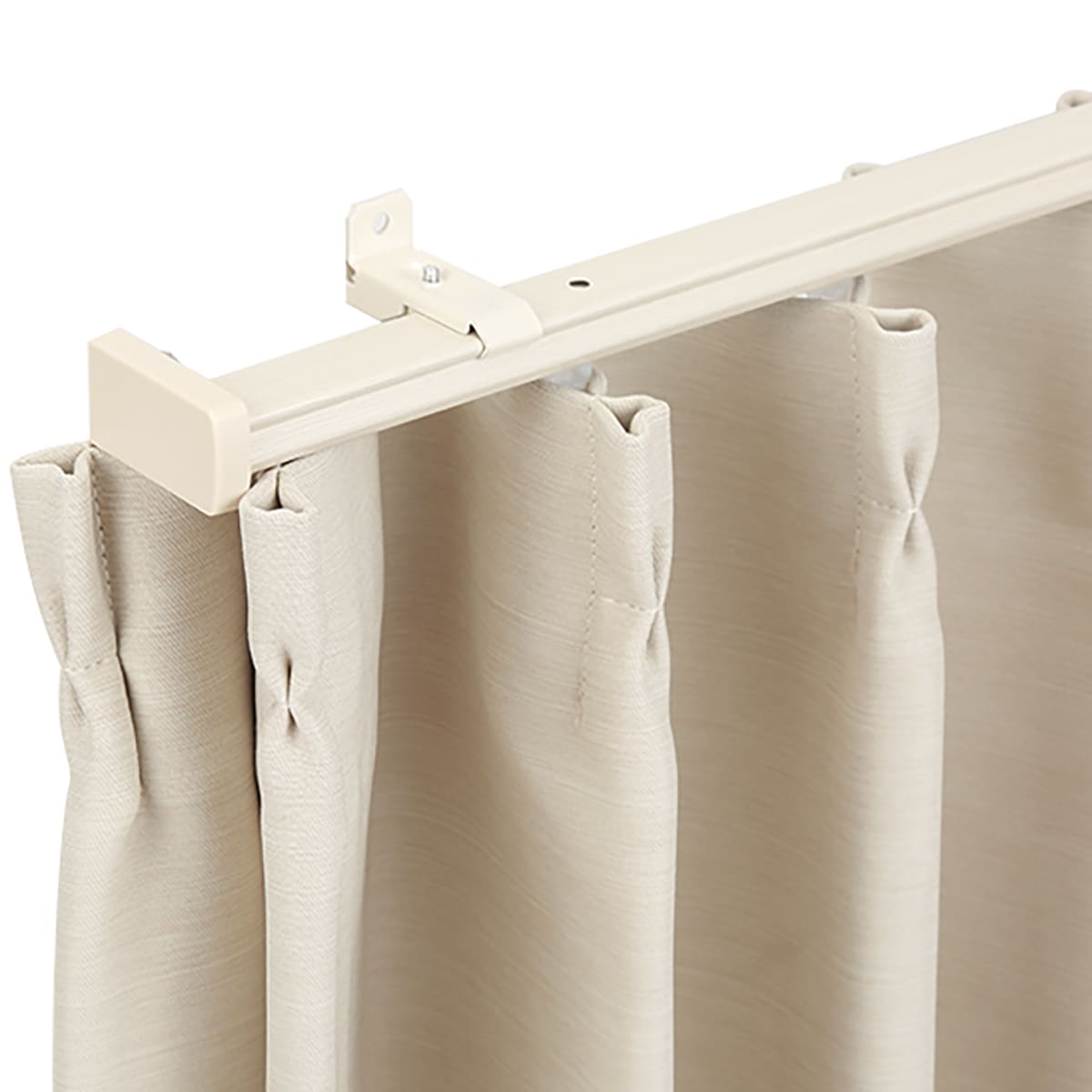 楽天市場】伸縮式 木目調静音カーテンレール(KR3) ニトリ 【玄関先迄