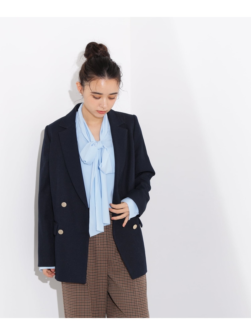楽天市場】【SALE／10%OFF】ダブルブレストテーラードジャケット N