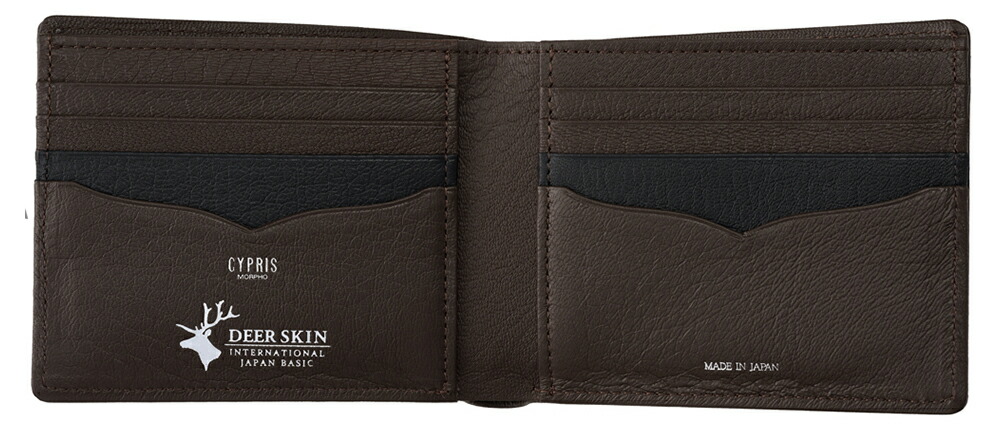 楽天市場】キプリス CYPRIS 二つ折り財布 小銭入れなし ファインディア