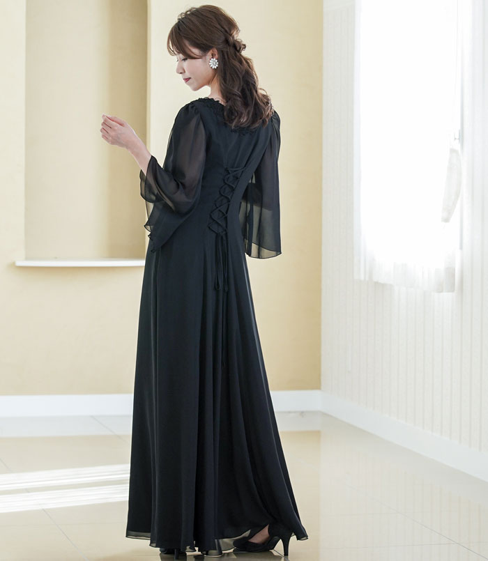 楽天市場】演奏会 ロングドレス 演奏会用ドレス シフォンジョーゼット