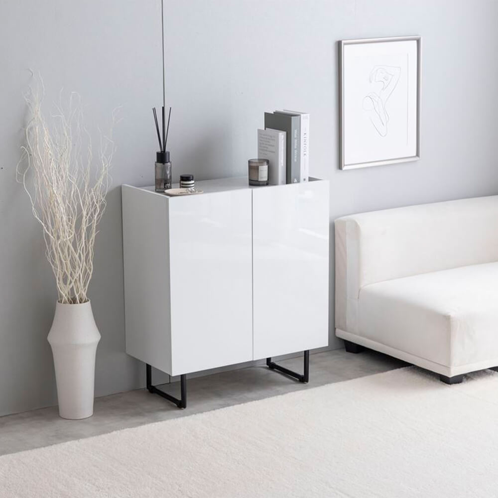 楽天市場】キャビネット 幅70cmタイプ サイドボード 扉収納 スリム