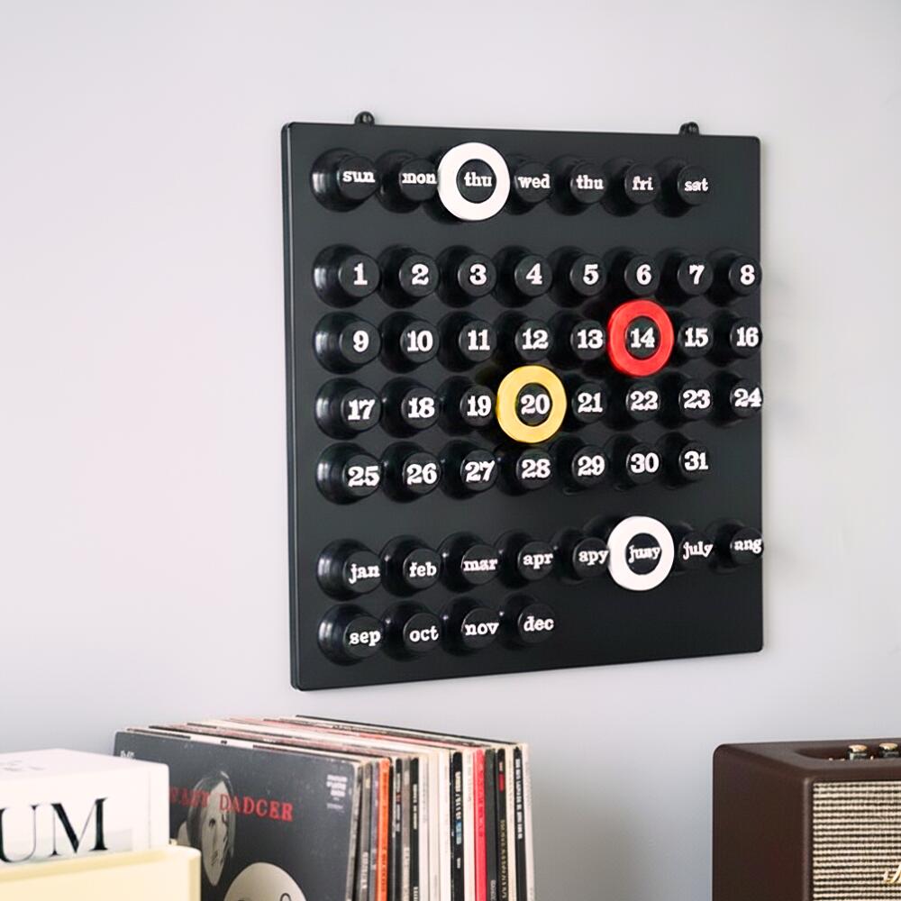 楽天市場】万年カレンダー リングデイトカレンダー デザインカレンダー