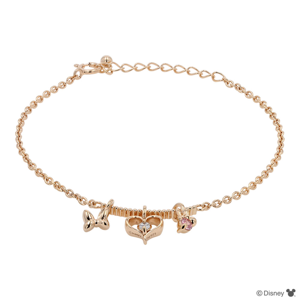 楽天市場】【ラスト1点】ディズニー ブレスレット ミニー シルバー