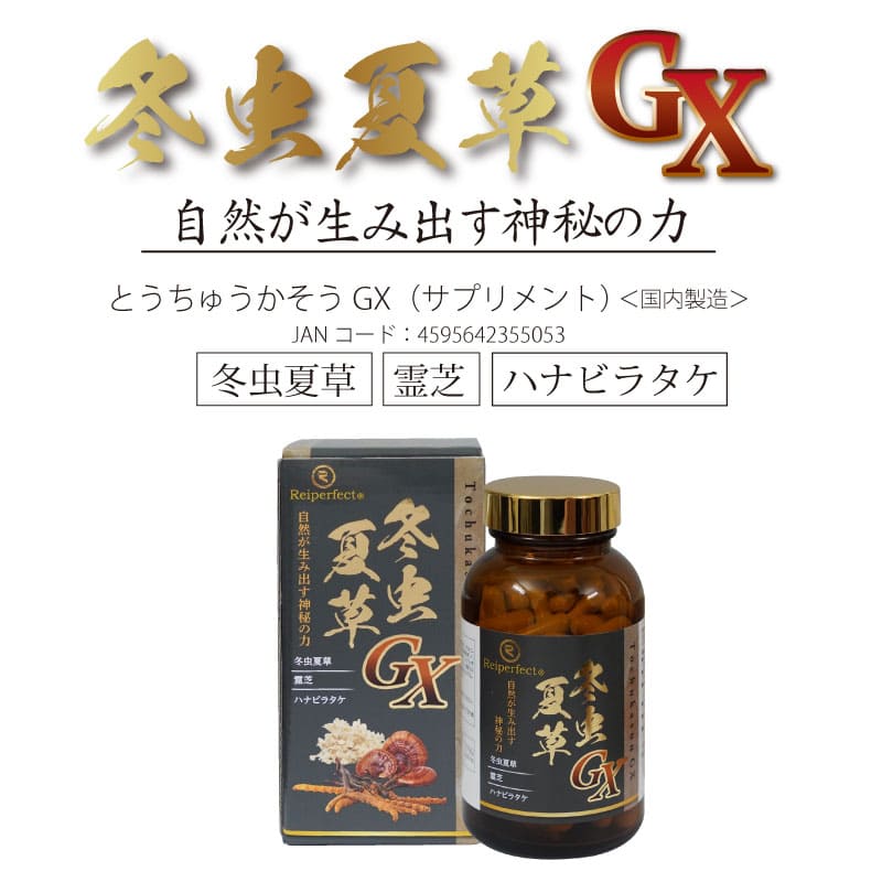 楽天市場】冬虫夏草GX（サプリメント） 約30日分 国内製造 ビタミンB群
